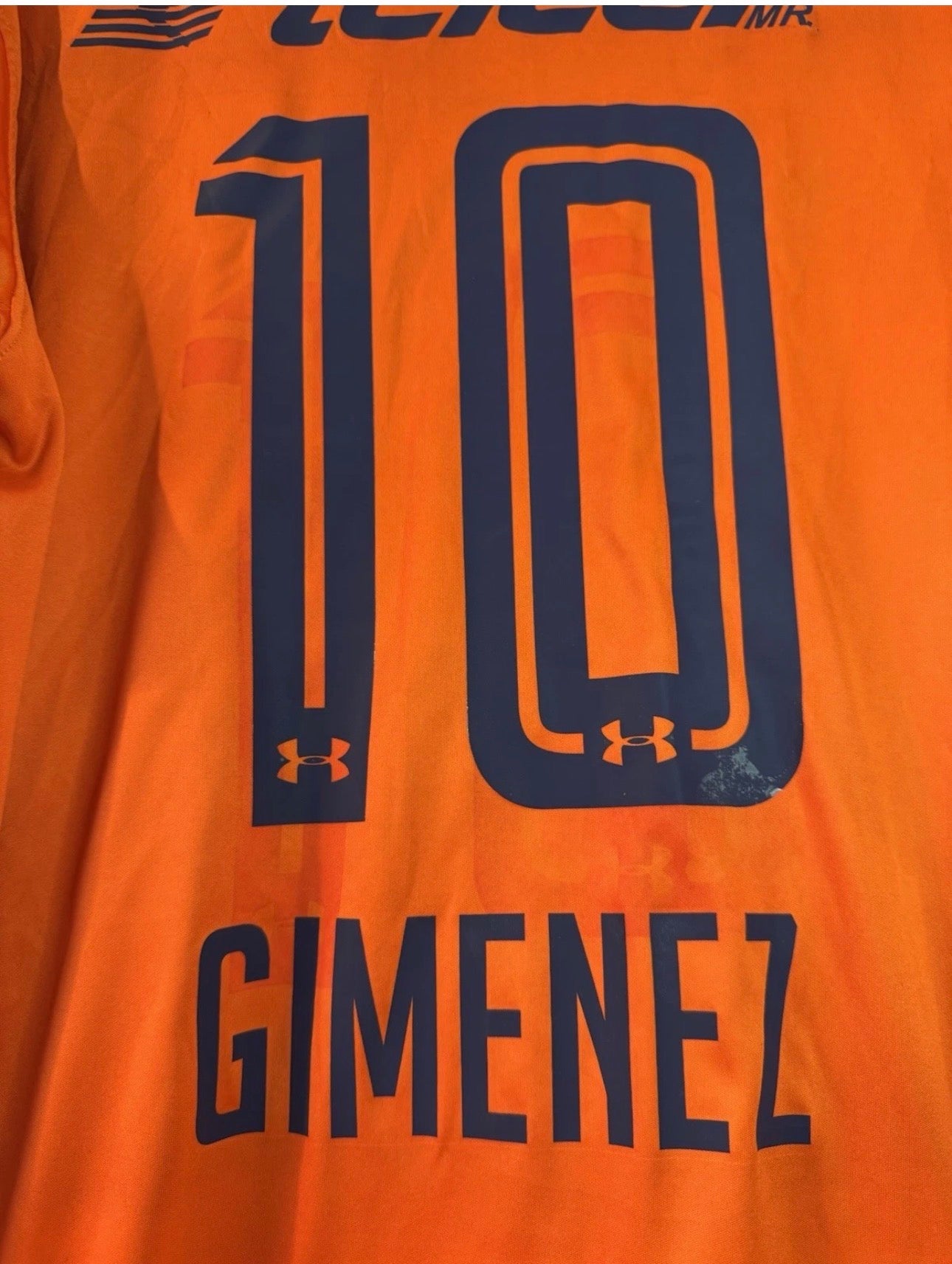 CRUZ AZUL THIRD SHIRT 2015-2016 UNDER ARMOUR CHACO GIMENEZ #10