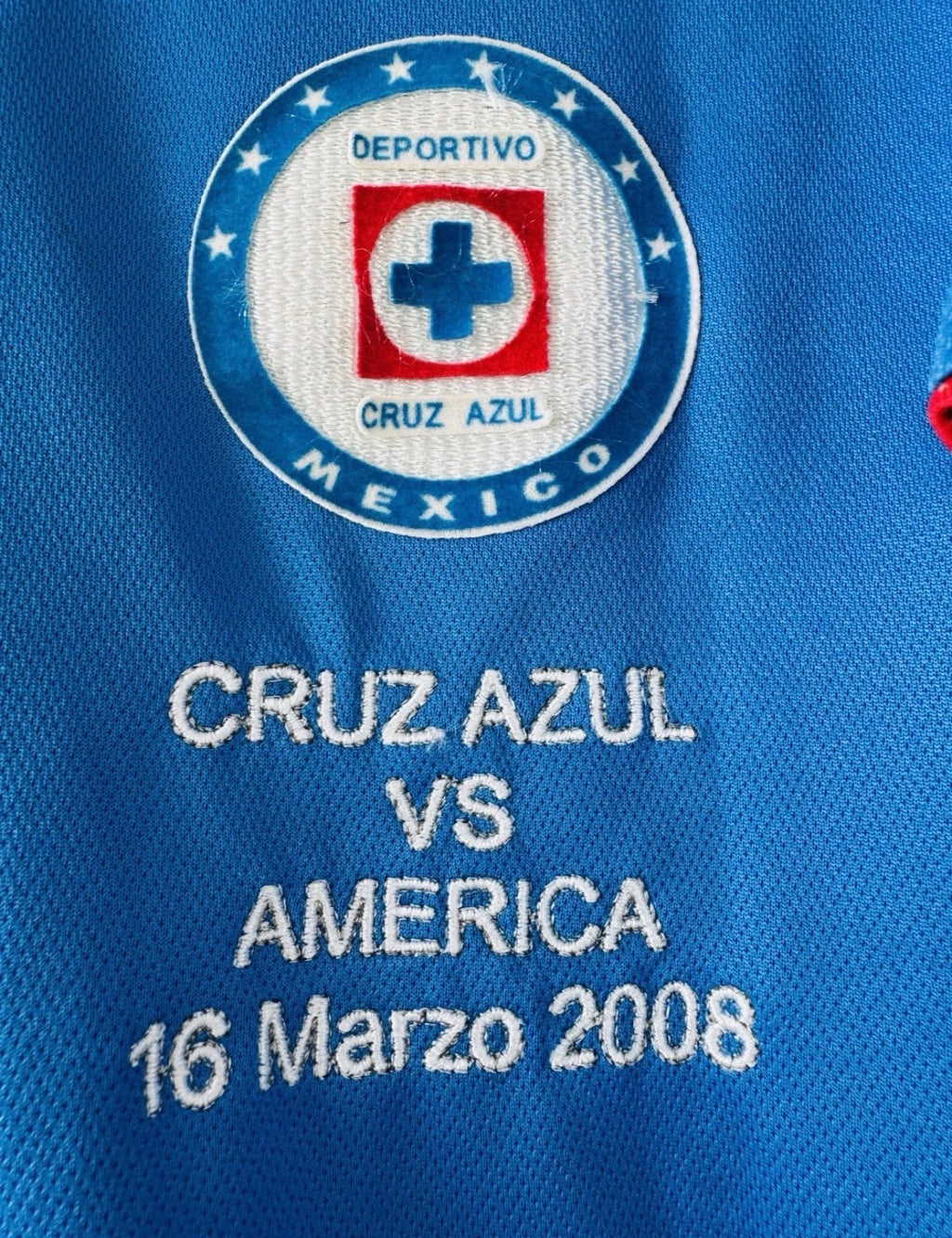 CRUZ AZUL HOME SHIRT 2007-2008 UMBRO [S] LIGA MX FOOTBALL GERARDO TORRADO #6