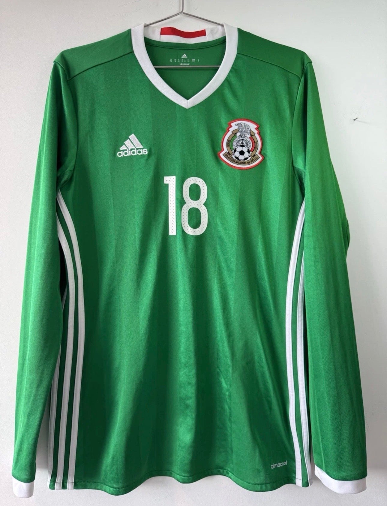 MEXICO HOME JERSEY 2016-2017 ADIDAS [M] ANDRES GUARDADO #18