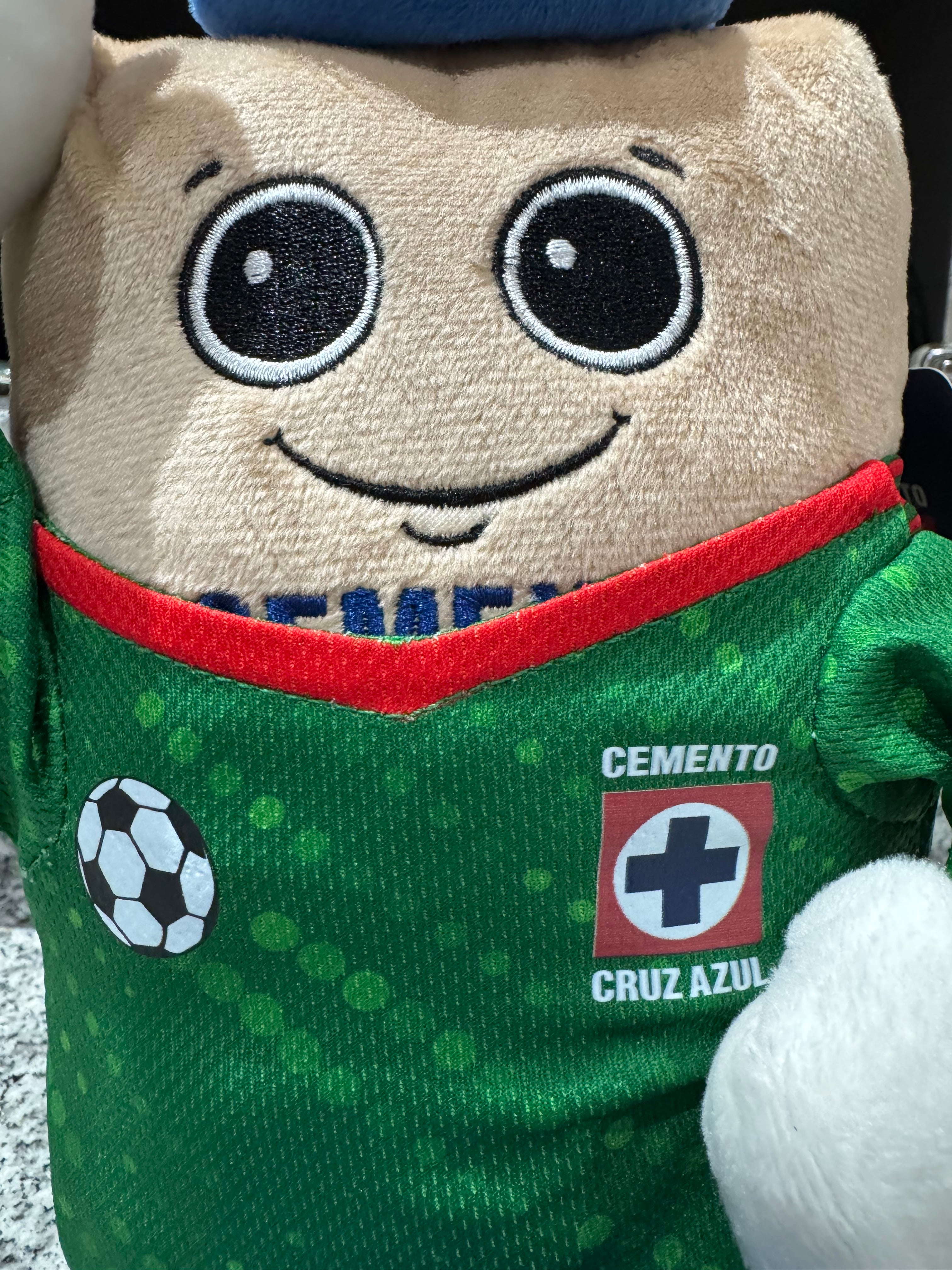 OFFICIAL CRUZ AZUL MASCOT COSTALITO CRUZAZULITO STUFFED TOY  WORLD CUP VERSION