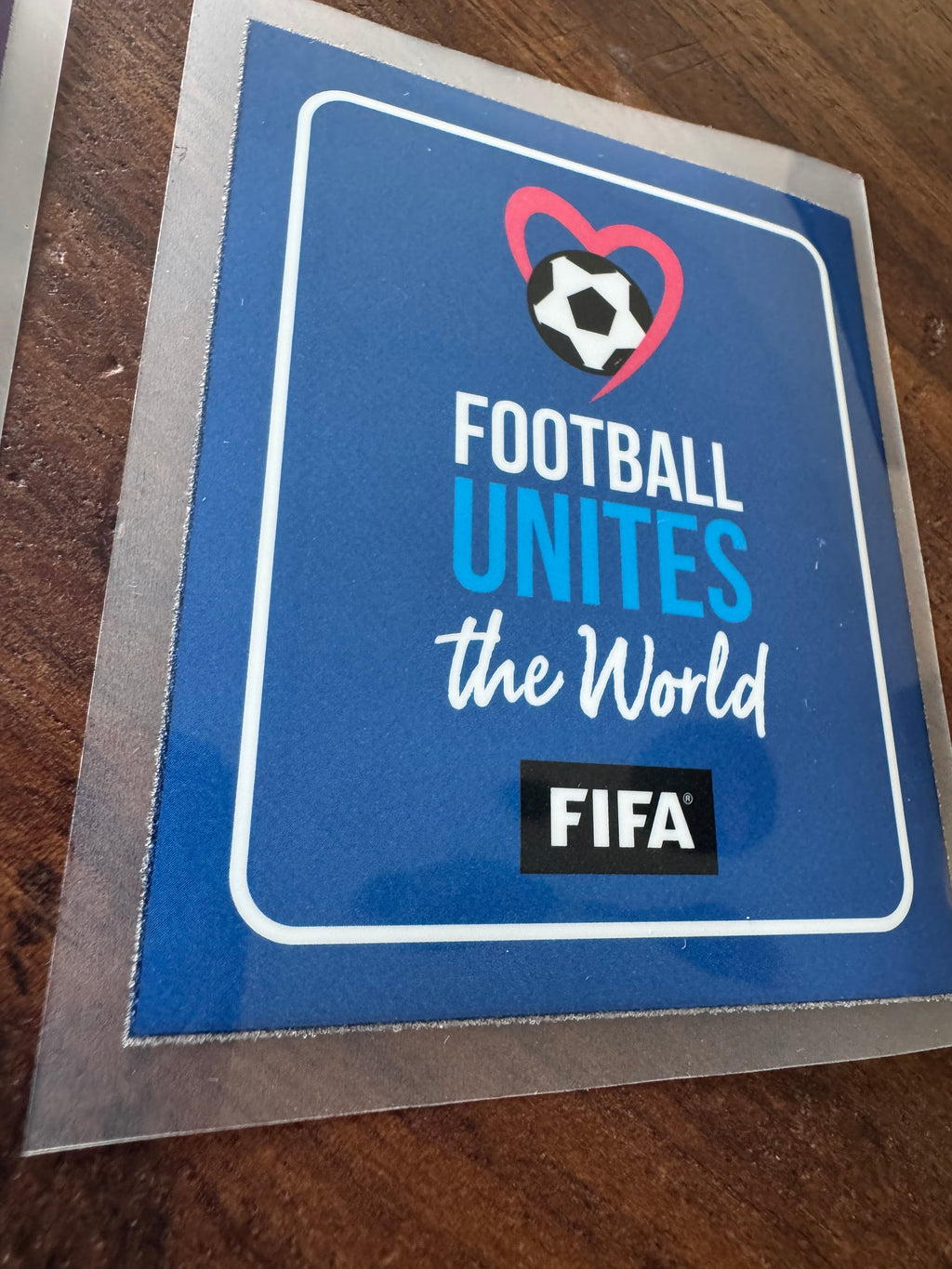 FIFA WORLD CUP QATAR 2022 SET OF PATCHES BLUE/PURPLE VERSION