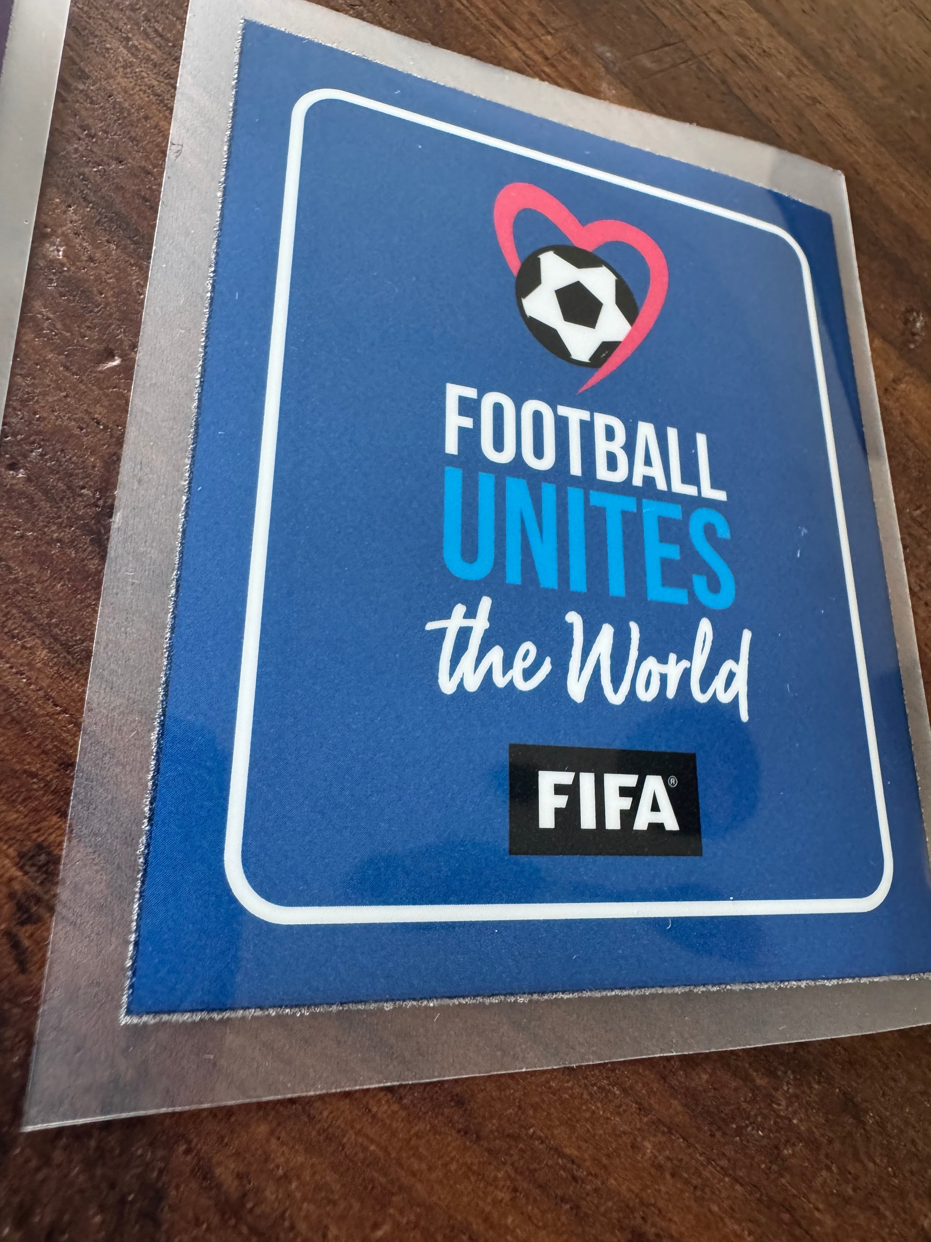 FIFA WORLD CUP QATAR 2022 SET OF PATCHES BLUE/PURPLE VERSION