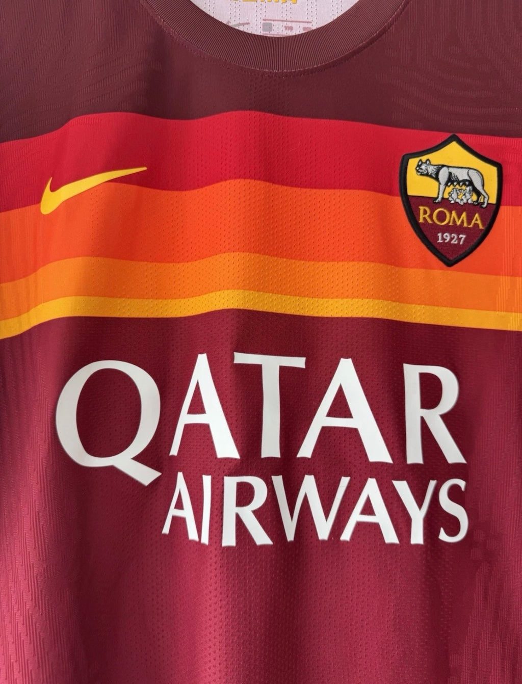 AS ROMA HOME NIKE VAPORKNIT JERSEY 20-21 DZEKO #9 [XXL] FOOTBALL  MATCH SERIE A