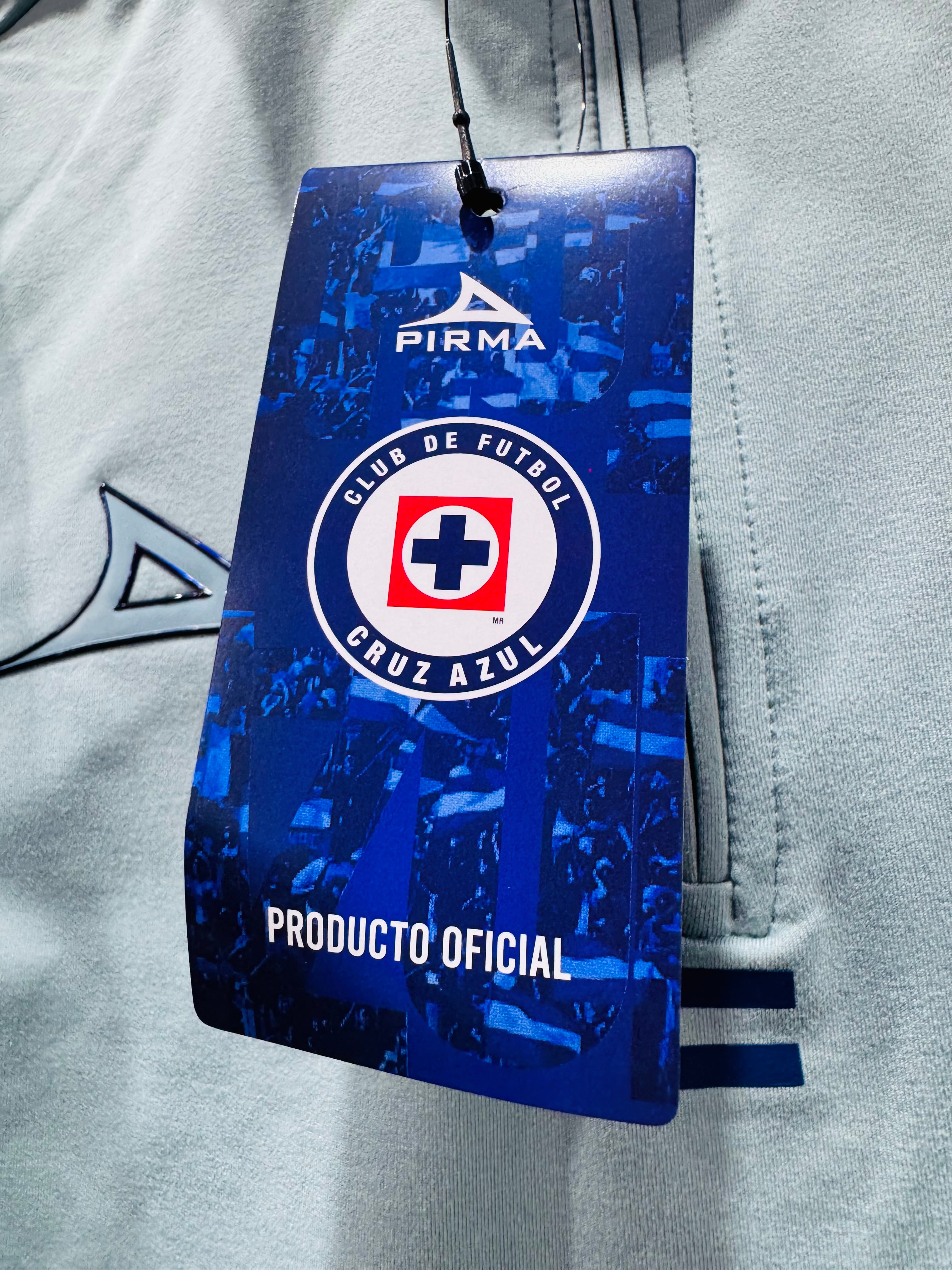 NUEVA SUDADERA CRUZ AZUL MEDIA CREMALLERA VERDE CLARO 2026-2027