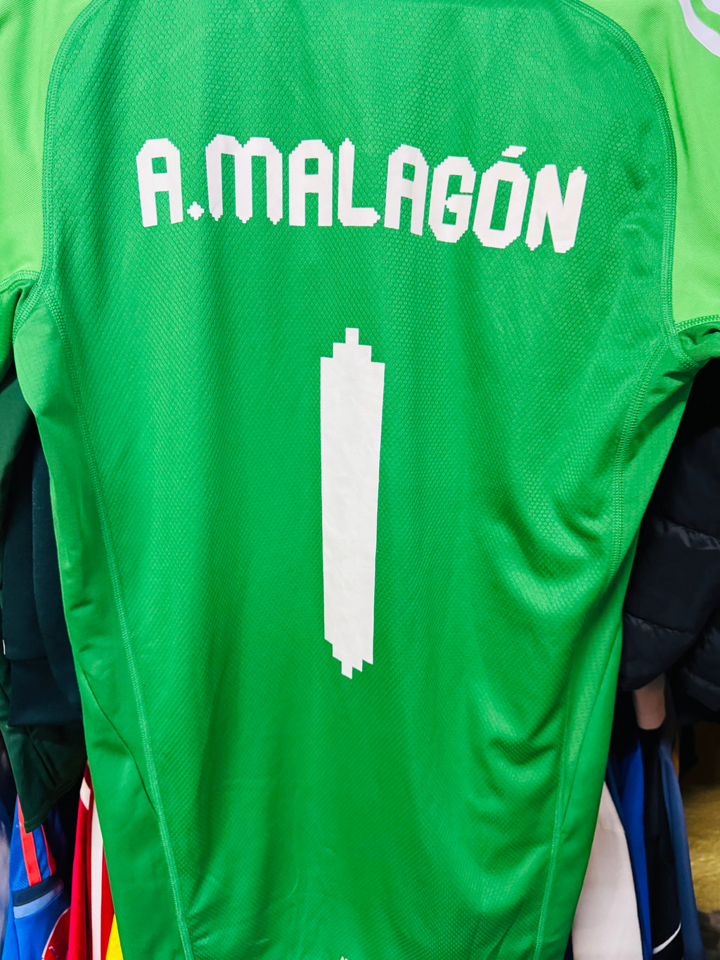 MEXICO MATCH ISSUE SHIRT GOALKEEPER GREEN COPA ORO 2025 MALAGÓN  #1 [L] UTILERIA