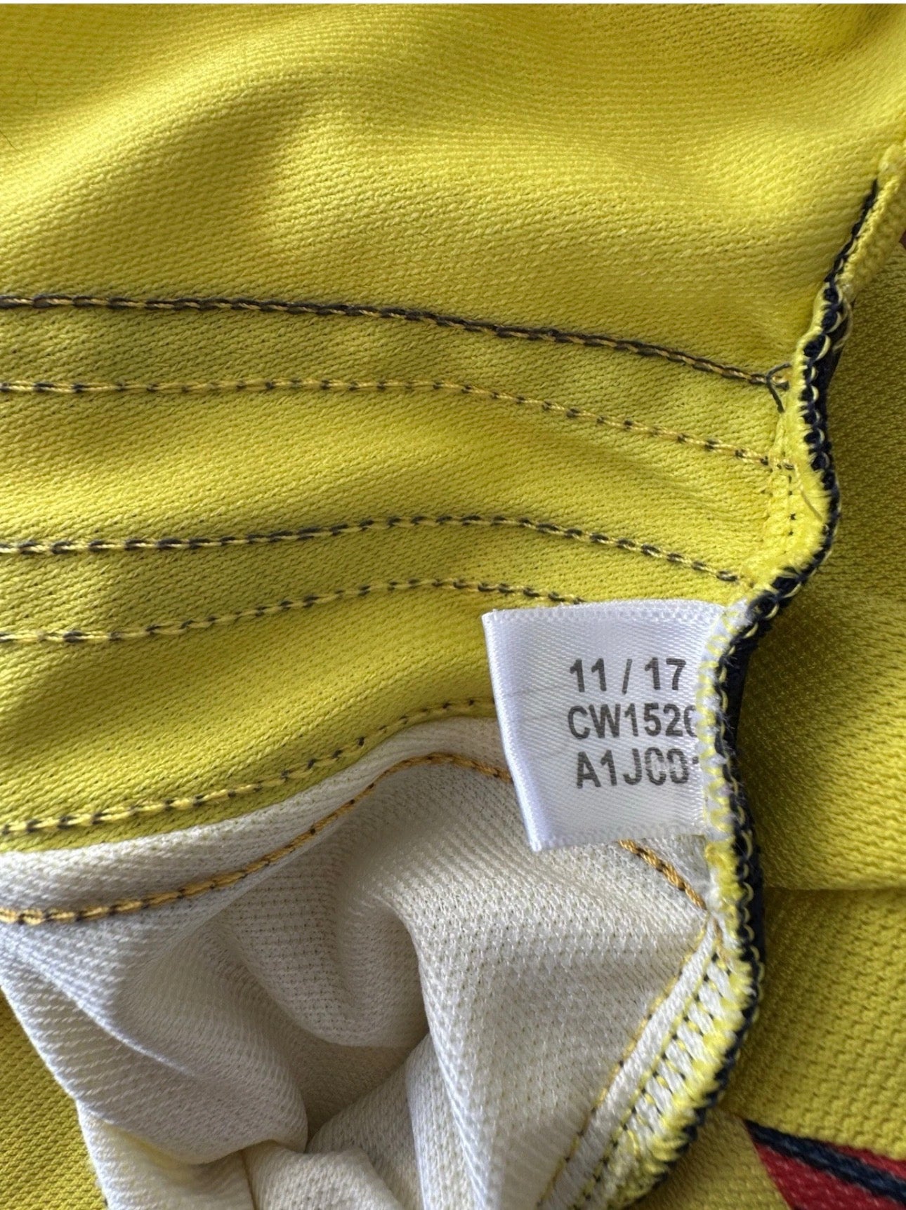 COLOMBIA HOME SHIRT 2018-2019 ADIDAS [S] LONG SLEEVE