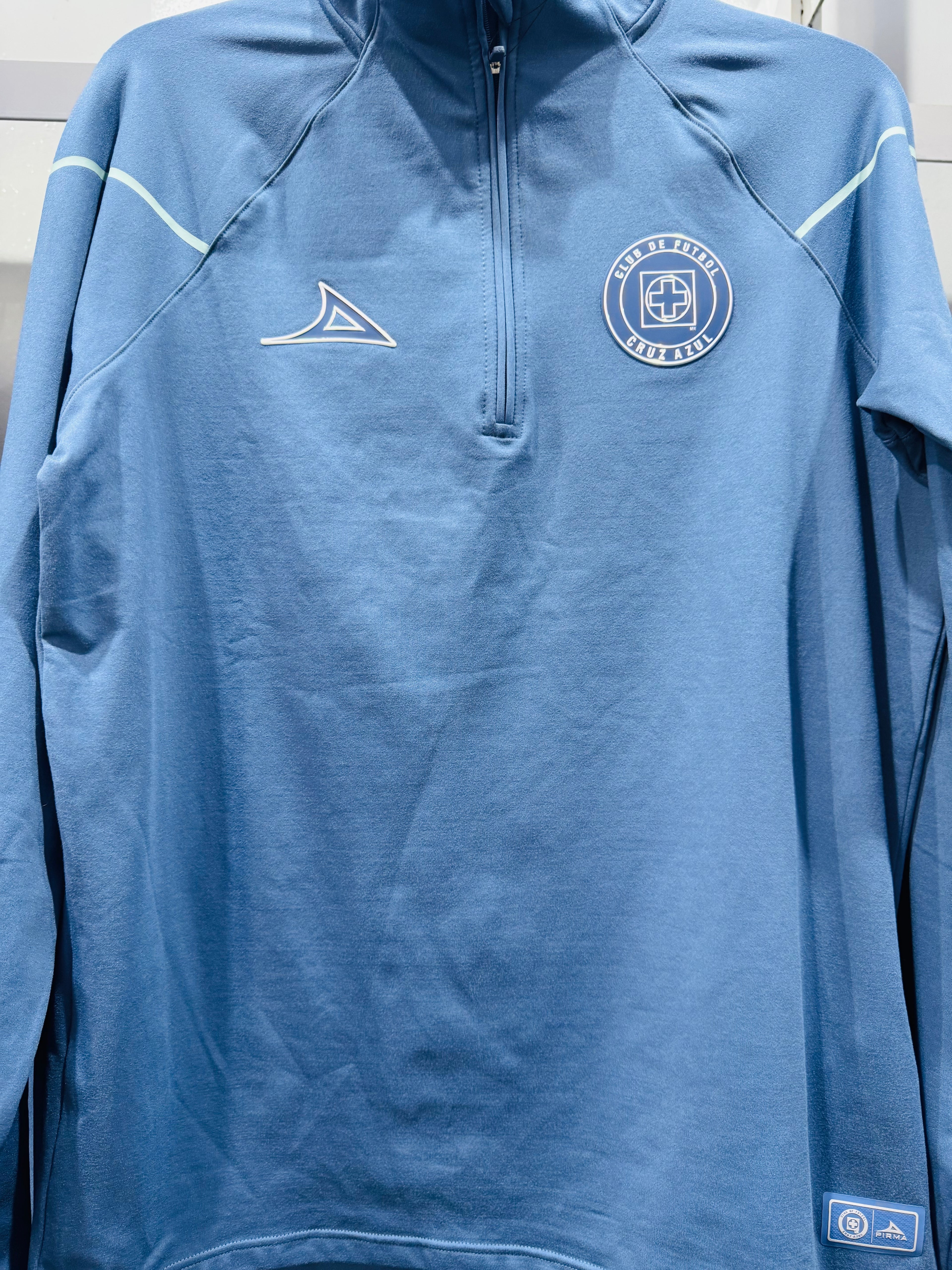 NEW CRUZ AZUL HALF ZIP SWEATSHIRT 2026-2027 STEEL