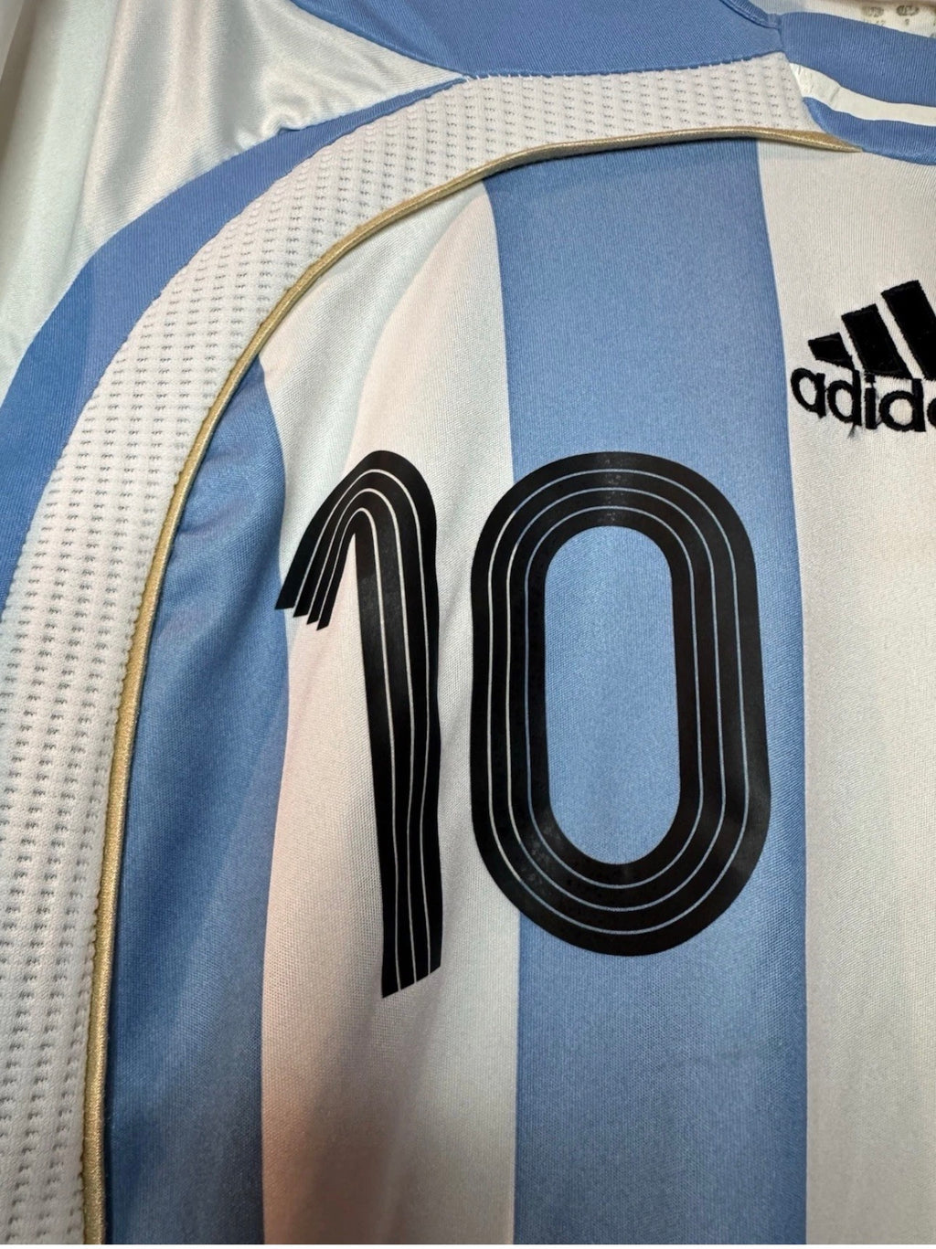 ARGENTINA 2006 WORLD CUP HOME SHIRT ADIDAS [S] JUAN ROMAN RIQUELME #10