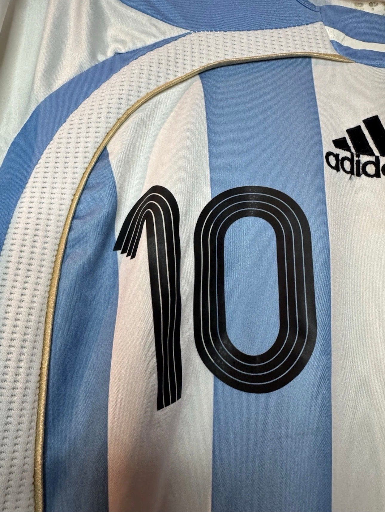 ARGENTINA 2006 WORLD CUP HOME SHIRT ADIDAS [S] JUAN ROMAN RIQUELME #10