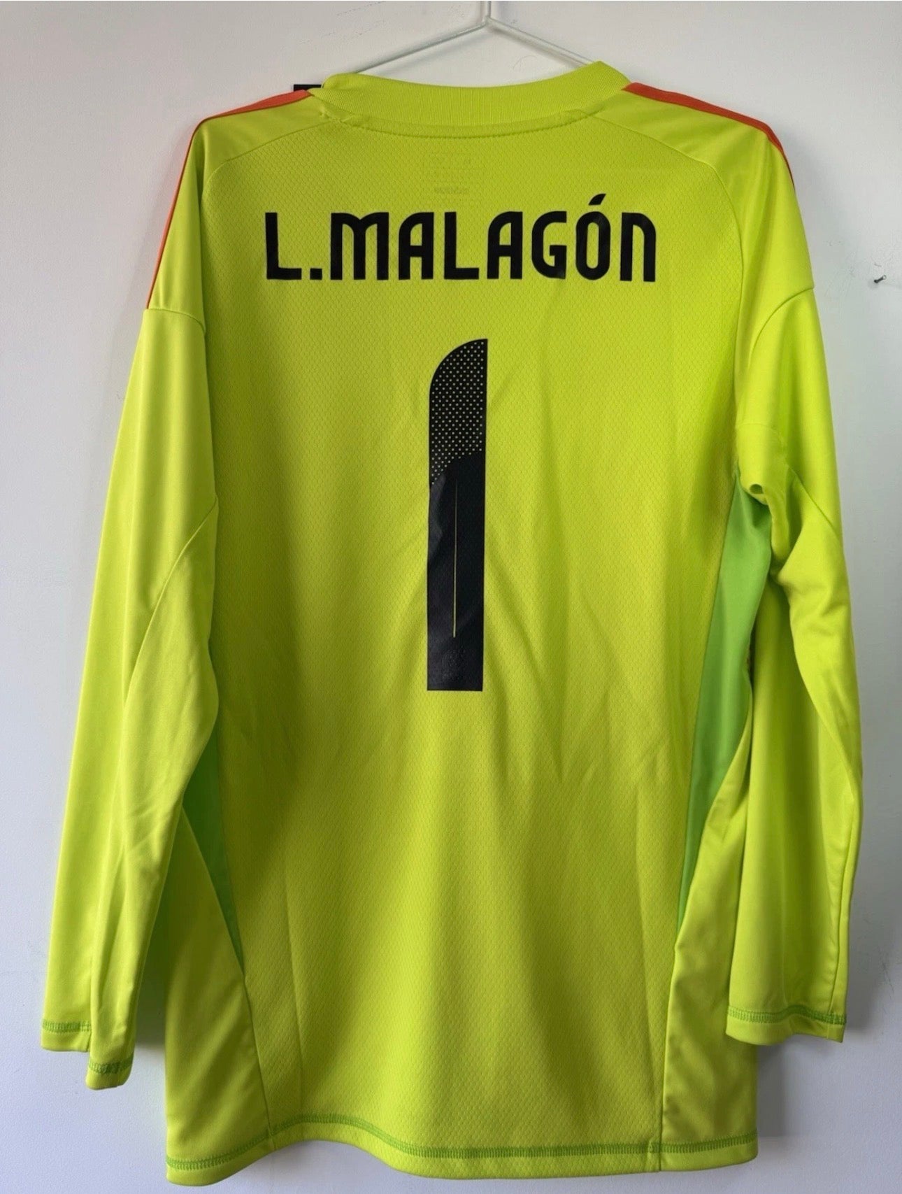 MEXICO GOALKEEPER SHIRT 2024 ADIDAS [M] BRAND NEW LUIS ANGEL MALAGON #1 FUTBOL