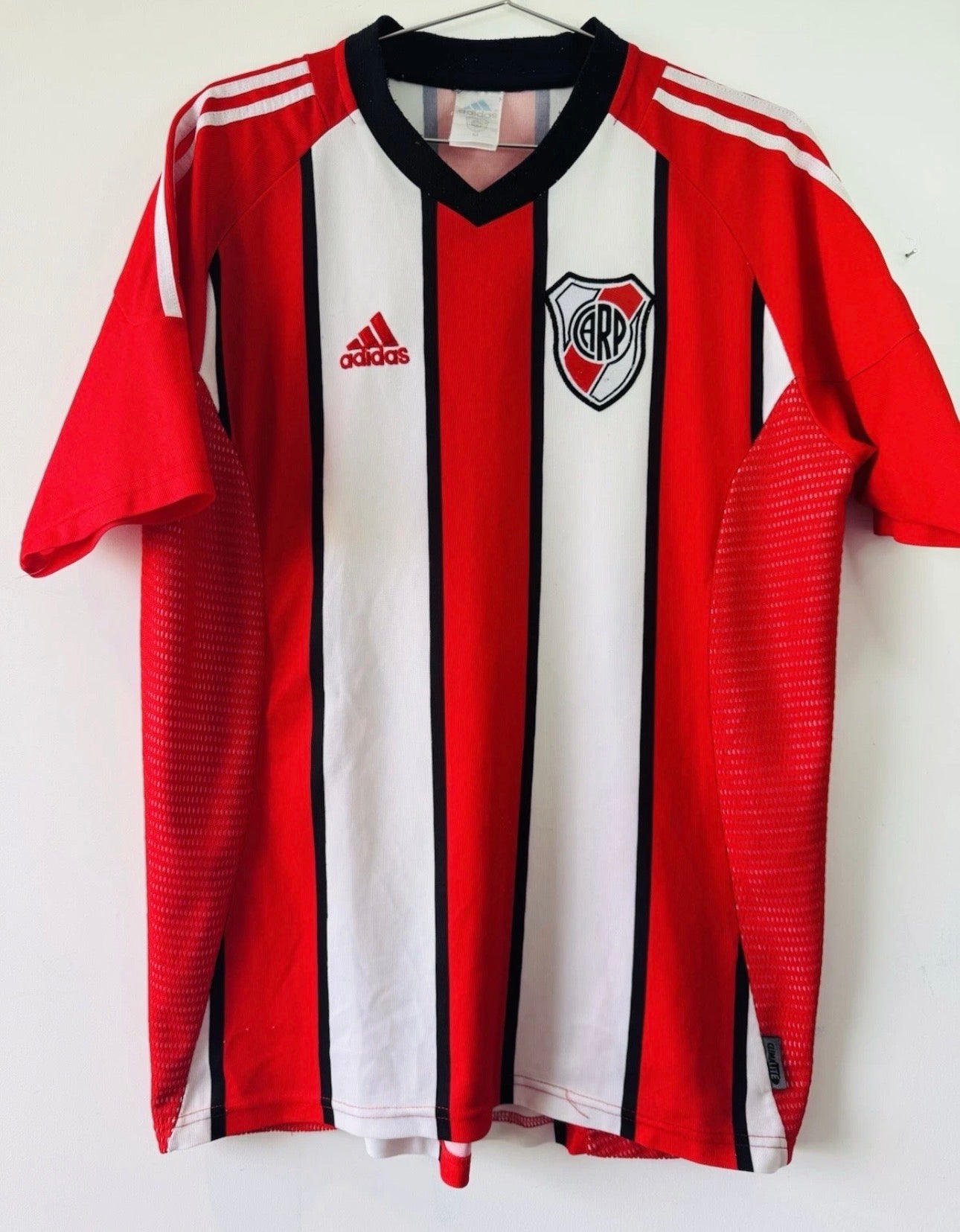 RIVER PLATE AWAY 2002-2004 JERSEY ADIDAS [M] FOOTBALL SHIRT