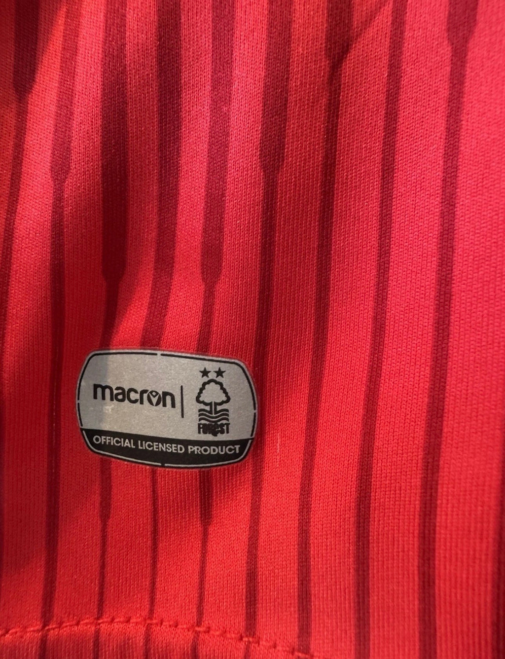 NOTTINGHAM FORREST HOME SHIRT 19-20 MACRON [M] PREMIER LEAGUE FOOTBALL SHIRT