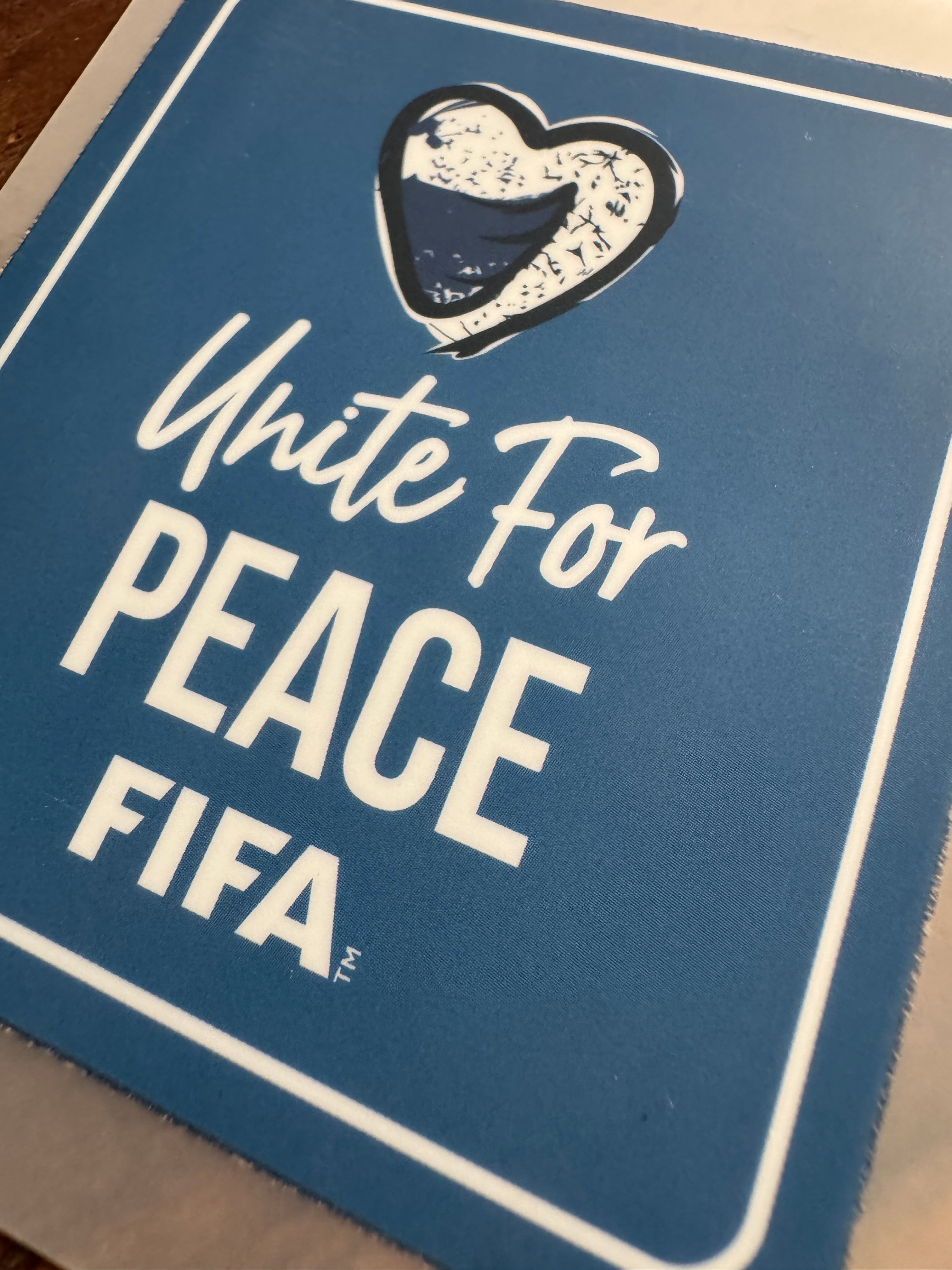 FIFA WORLD CUP PATCH 2026 GROUP STAGE GAME 2  (HQ REPRO) “UNITE FOR PEACE”