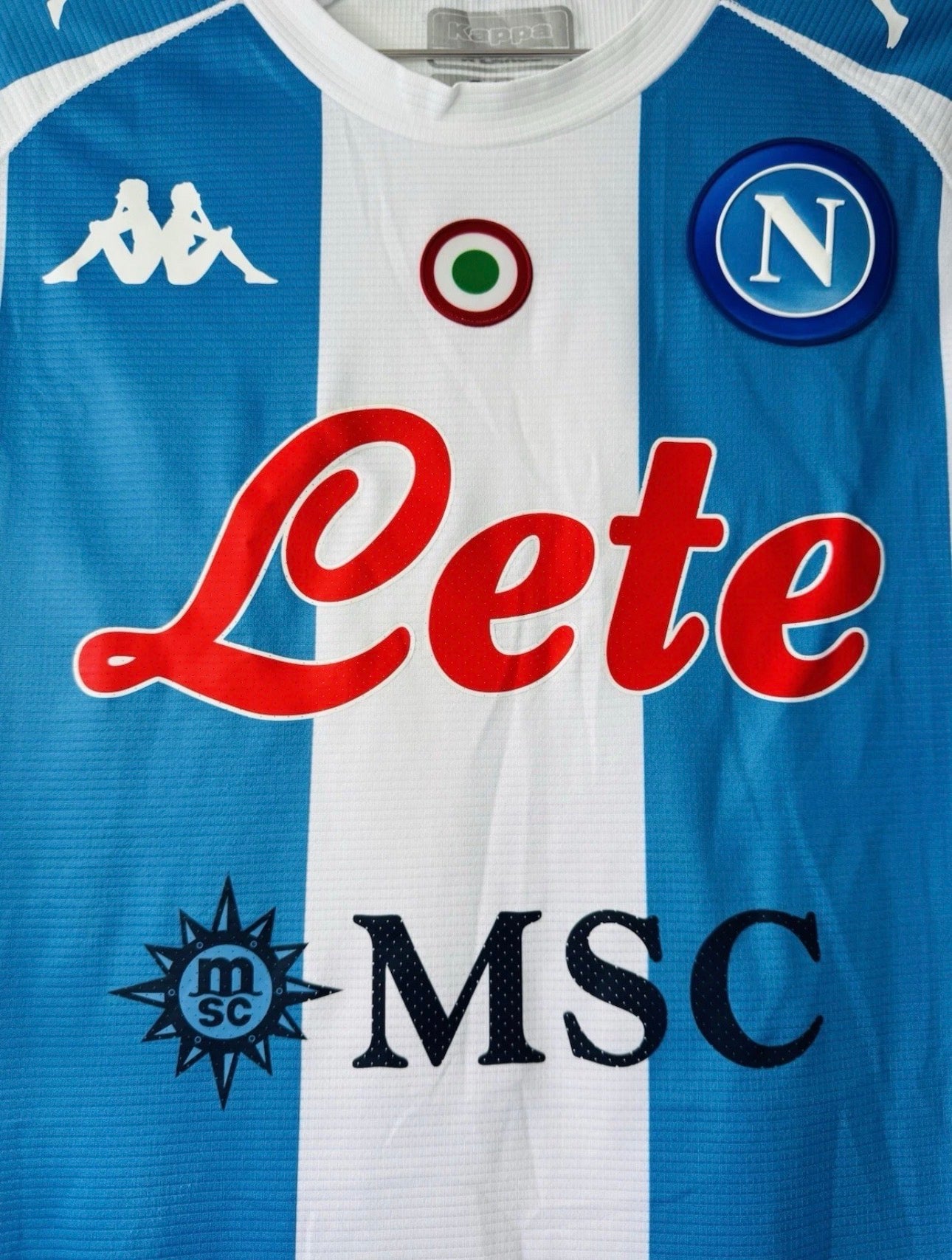 SSC NAPOLI 2020 2021 4th SHIRT [XL] KAPPA MARADONA EDITION SERIE A CALCIO