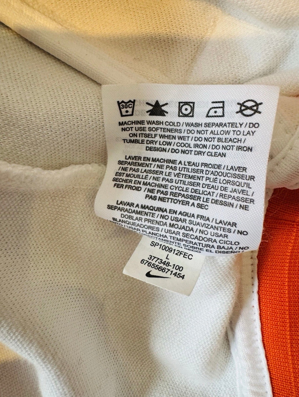 NEDERLANDS 2010 WORLD CUP TRACK JACKET TRAVEL NIKE [L] FOOTBALL  HOLLAND