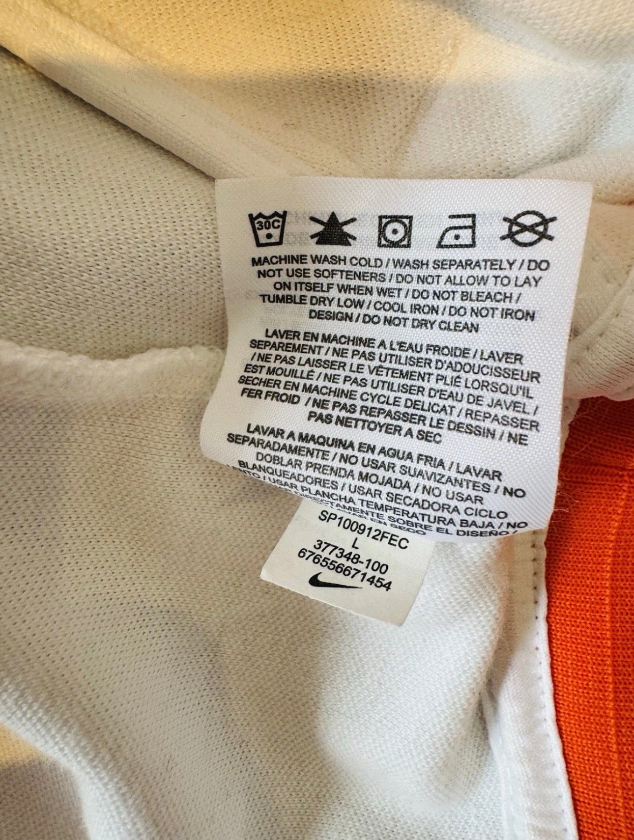 NEDERLANDS 2010 WORLD CUP TRACK JACKET TRAVEL NIKE [L] FOOTBALL  HOLLAND