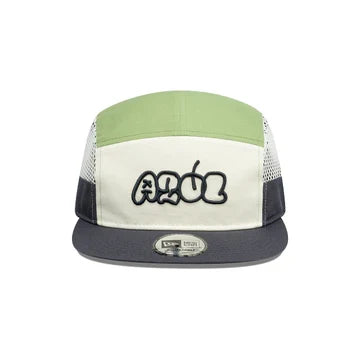 NEW CRUZ AZUL CAMPER CAP GRAFFITI GREEN & WHITE ADJUSTABLE