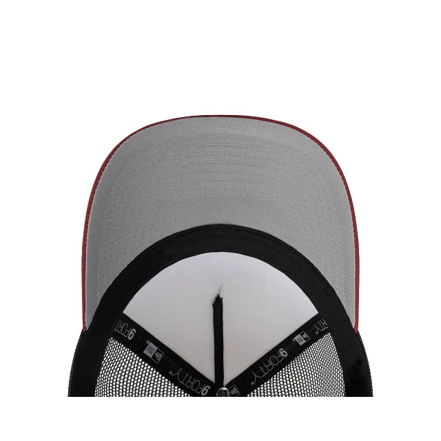 NEW CRUZ AZUL 9FORTY A-FRAME TRUCKER CAP WHITE & RED ADJUSTABLE