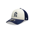 NEW CLUB AMERICA 9FORTY M-CROWN A-FRAME TRUCKER CAP WHITE & NAVY ADJUSTABLE