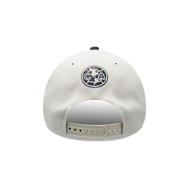 NEW CLUB AMERICA 9FORTY RETRO LOGO CAP WHITE & NAVY ADJUSTABLE