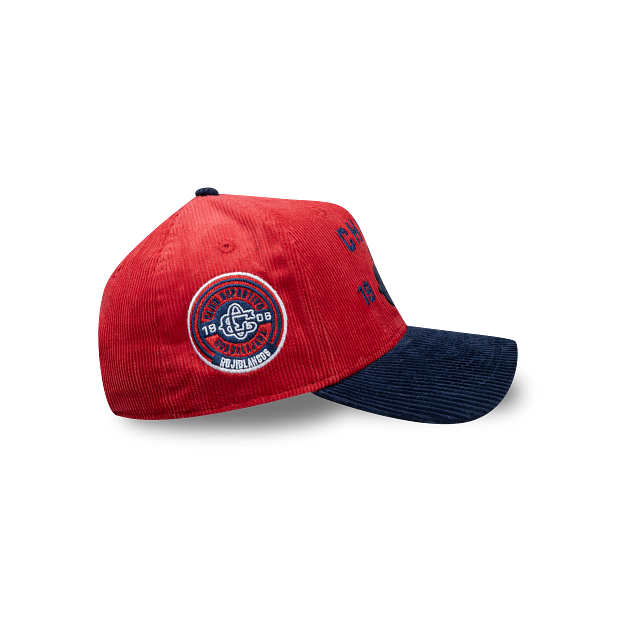 NEW CHIVAS GUADALAJARA 9FORTY A-FRAME RETRO CORDUROY CAP RED & NAVY ADJUSTABLE