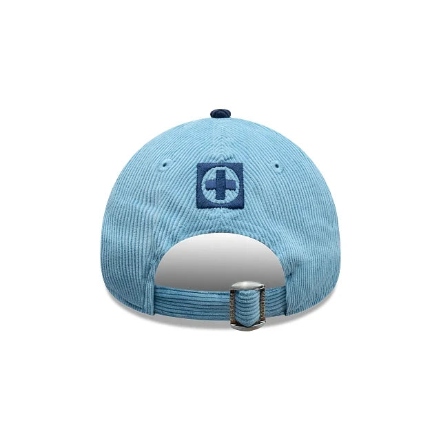 NEW CRUZ AZUL 9FORTY A-FRAME CORDUROY CAP SKY BLUE & NAVY ADJUSTABLE ...