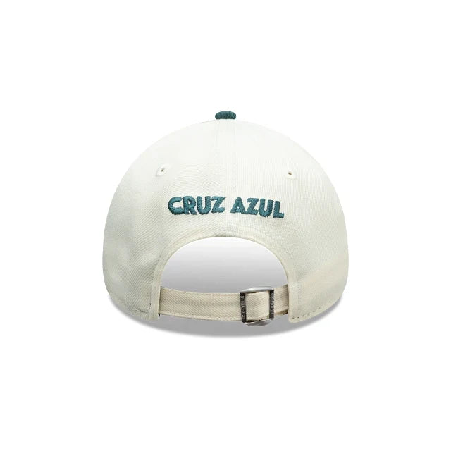 NEW CRUZ AZUL 9FORTY A-FRAME PATCH CAP WHITE & GREEN ADJUSTABLE