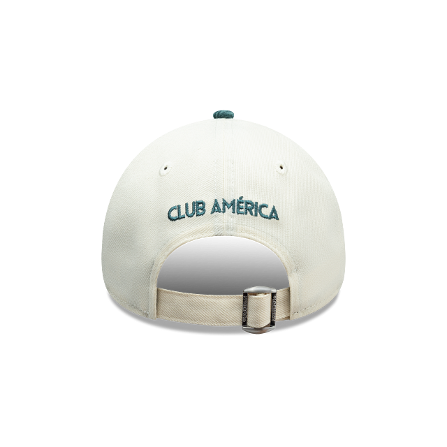 NEW CLUB AMERICA 9FORTY A-FRAME RETRO CORDUROY VISOR CAP WHITE & GREEN ADJUSTABLE
