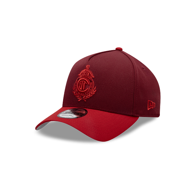 NEW TOLUCA FC 9FORTY A-FRAME TWO-TONE CAP MAROON & RED ADJUSTABLE