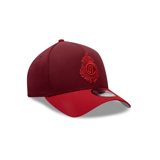 NEW TOLUCA FC 9FORTY A-FRAME TWO-TONE CAP MAROON & RED ADJUSTABLE