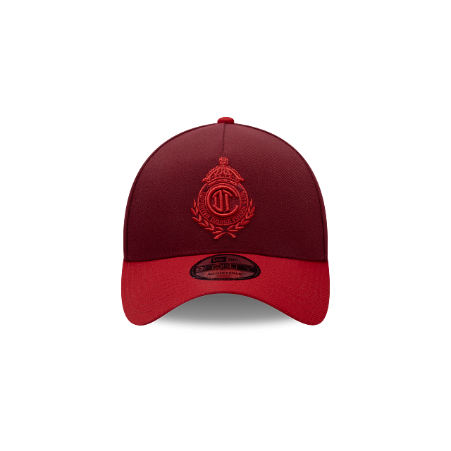NEW TOLUCA FC 9FORTY A-FRAME TWO-TONE CAP MAROON & RED ADJUSTABLE