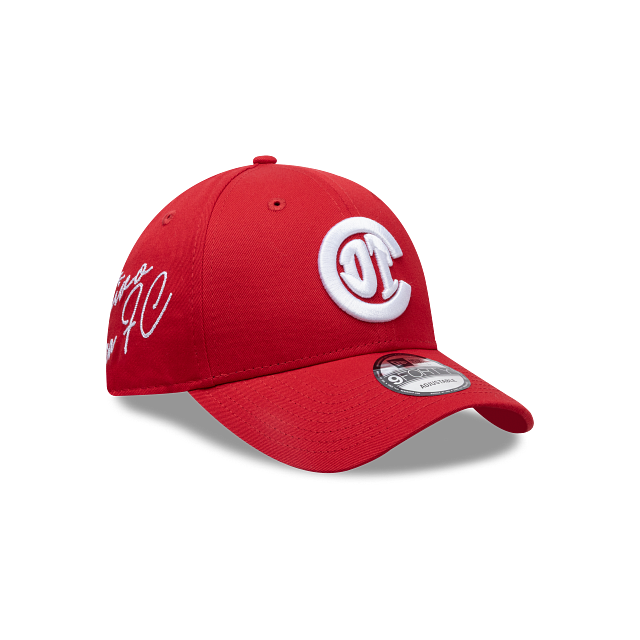 NEW TOLUCA FC 9FORTY SIDE SCRIPT CAP RED ADJUSTABLE
