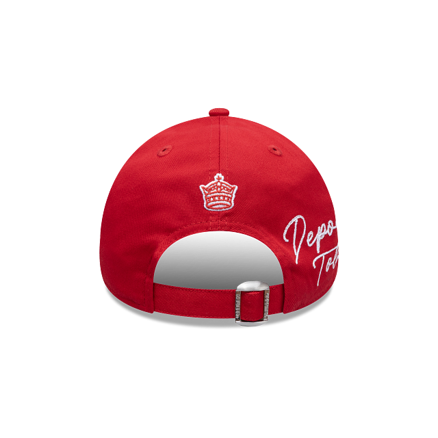 NEW TOLUCA FC 9FORTY SIDE SCRIPT CAP RED ADJUSTABLE