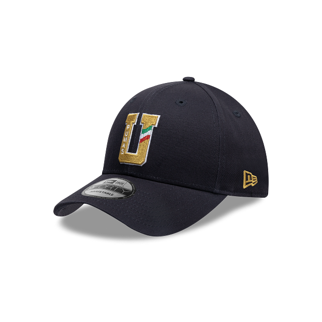 NEW PUMAS UNAM 9FORTY SIDE SCRIPT CAP NAVY ADJUSTABLE