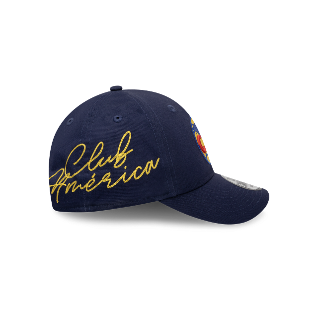 NEW CLUB AMERICA 9FORTY SIDE SCRIPT CAP NAVY ADJUSTABLE