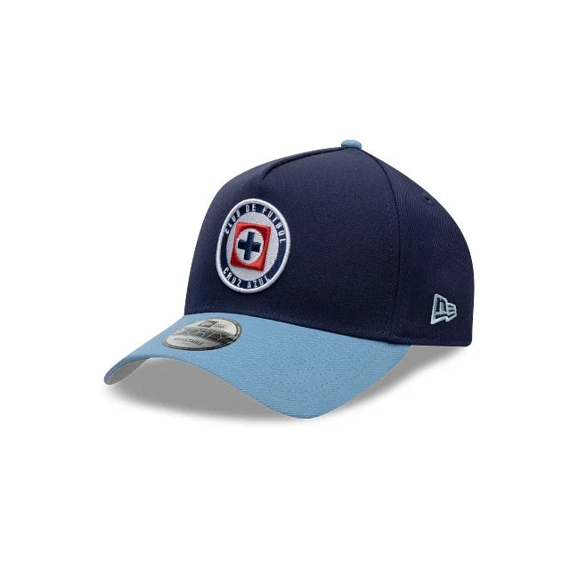 NEW CRUZ AZUL 9FORTY A-FRAME TWO-TONE CAP NAVY & SKY BLUE ADJUSTABLE