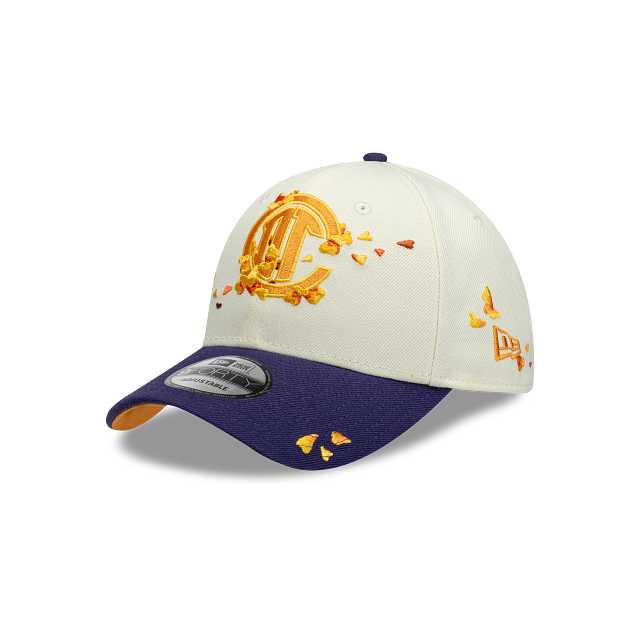 NEW TOLUCA FC 9FORTY DIA DE MUERTOS CAP WHITE & PURPLE ADJUSTABLE