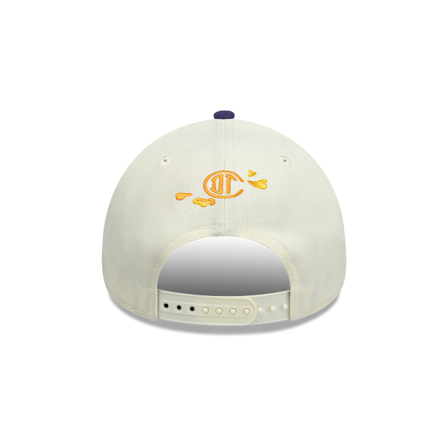 NEW TOLUCA FC 9FORTY DIA DE MUERTOS CAP WHITE & PURPLE ADJUSTABLE