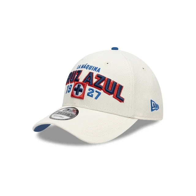 NEW CRUZ AZUL 9FORTY WORDMARK CAP WHITE ADJUSTABLE