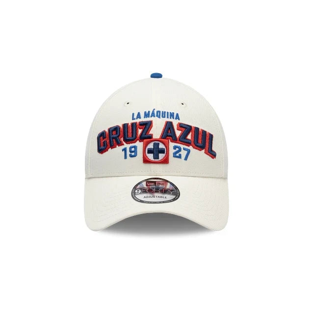 NEW CRUZ AZUL 9FORTY WORDMARK CAP WHITE ADJUSTABLE