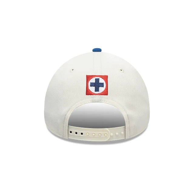 NEW CRUZ AZUL 9FORTY WORDMARK CAP WHITE ADJUSTABLE