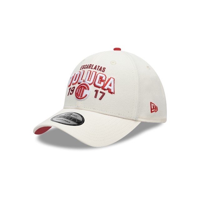NEW TOLUCA FC 9FORTY WORDMARK CAP WHITE ADJUSTABLE