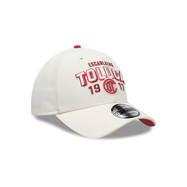 NEW TOLUCA FC 9FORTY WORDMARK CAP WHITE ADJUSTABLE