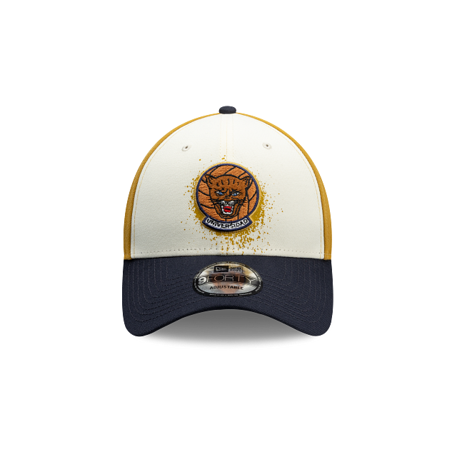 NEW PUMAS UNAM 9FORTY SPRAY CAP WHITE, NAVY & GOLD ADJUSTABLE