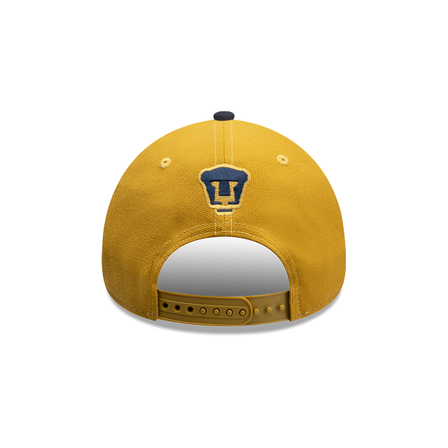 NEW PUMAS UNAM 9FORTY SPRAY CAP WHITE, NAVY & GOLD ADJUSTABLE