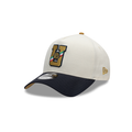 NEW PUMAS UNAM 9FORTY A-FRAME TWO-TONE U LOGO CAP WHITE & NAVY ADJUSTABLE