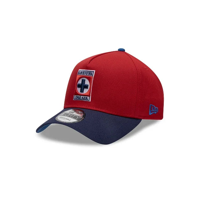 NEW CRUZ AZUL 9FORTY A-FRAME TWO-TONE CAP RED & BLUE ADJUSTABLE