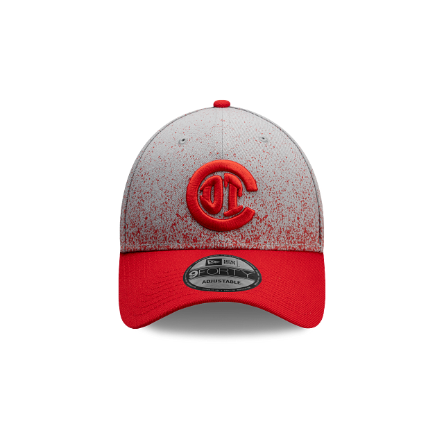 NEW TOLUCA FC 9FORTY SPRAY CAP GRAY & RED ADJUSTABLE