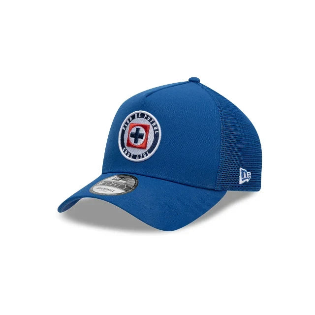 NEW CRUZ AZUL 9FORTY A-FRAME TRUCKER CAP BLUE SEASONAL 2026 ADJUSTABLE