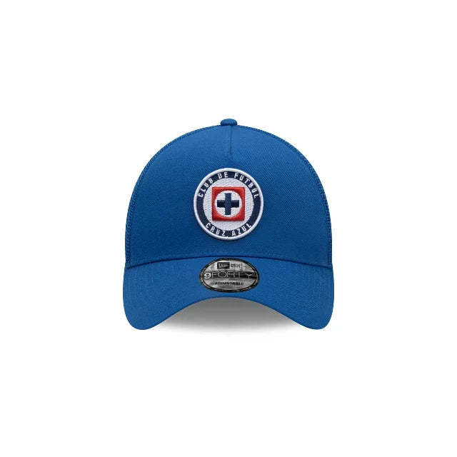 NEW CRUZ AZUL 9FORTY A-FRAME TRUCKER CAP BLUE SEASONAL 2026 ADJUSTABLE